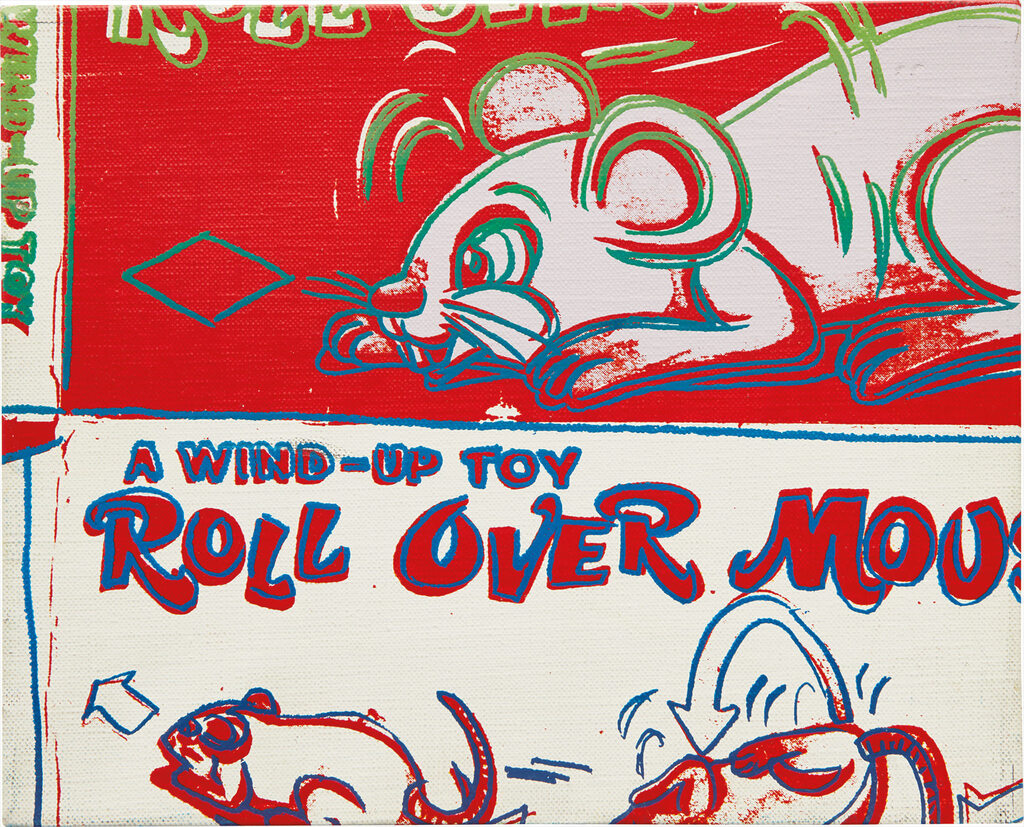 Andy Warhol - Rollover Mouse from the series Toy Paintings