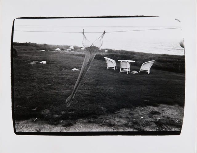 Andy Warhol, ‘Andy Warhol, Woman's Brassier and Stockings on Clothesline in Montauk’, Hedges Projects