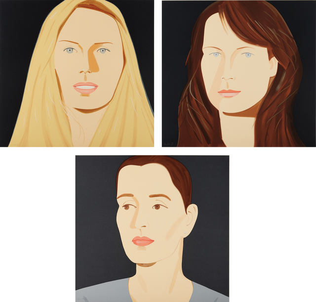 Alex Katz, ‘Three Portraits’, 2012, Phillips