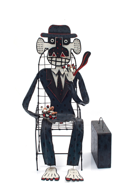 Norman Catherine, ‘The Chairman’, 1988, Sculpture, Acrylic on canvas, wood and metal, Strauss & Co