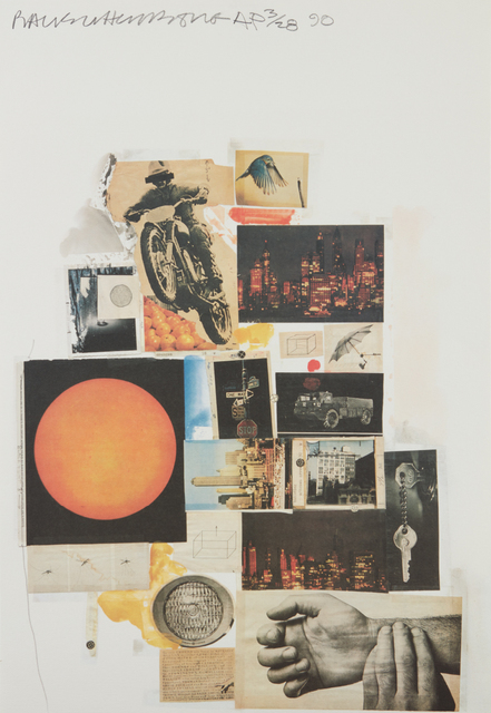 Robert Rauschenberg, ‘Untitled (Whitney exhibition)’, 1990, Phillips