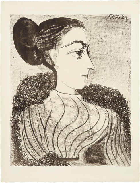 Pablo Picasso, ‘Femme au chignon (Woman with Chignon)’, 1957, Phillips
