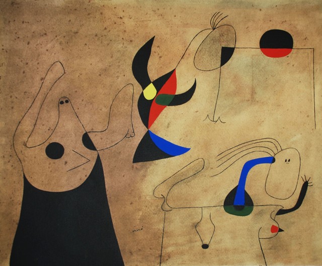 Joan Miró, ‘Femmes sur la plage (Women on the Beach), Plate IV’, 1959, Georgetown Frame Shoppe