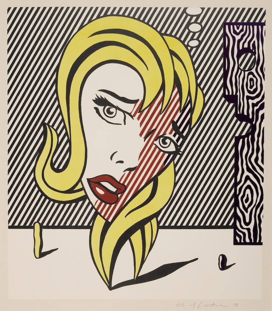 Roy Lichtenstein - Blonde, from the Surrealist series (C. 153; G. 791)