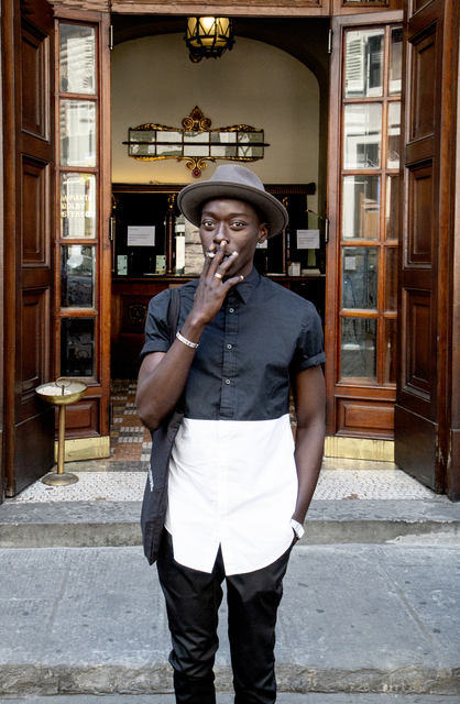 Lewis Watts, ‘Senagalese Photographer Omar Victor Diop, Florence’, 2015/2019, Photography, Archival pigment print, SF Camerawork Benefit Auction