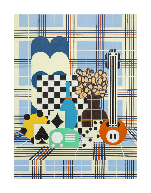 Farah Atassi, ‘Still Life with Radio’, 2018, Almine Rech