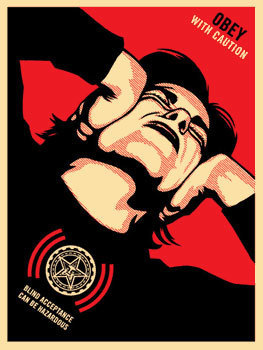 Shepard Fairey, ‘Obey With Caution (06)’, 2006, Black Book Gallery
