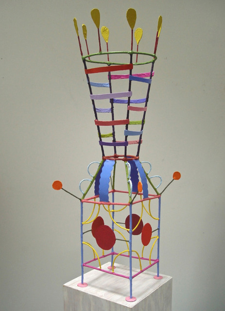 Tom Nussbaum, ‘Queenie’, 2013, Sculpture, Acrylic on paper and welded steel, Octavia Art Gallery