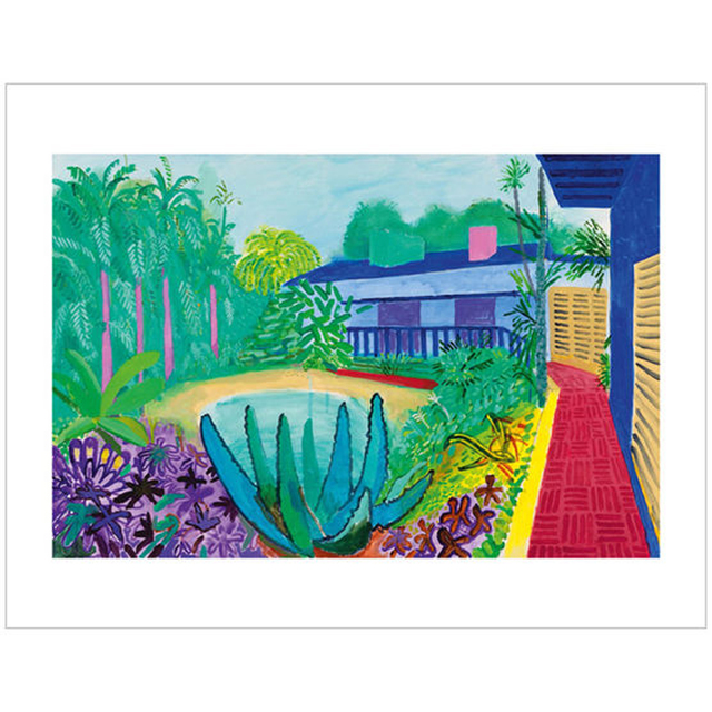 David Hockney, ‘Garden’, 2017, Print, Ten colour giclée printed on 330 gsm somerset enhanced radiant white 100% cotton rag paper with torn edges, EHC Fine Art Gallery Auction