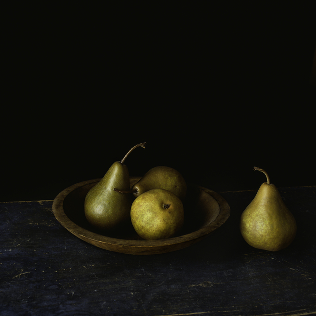 Paul Cary Goldberg, ‘Still Life with Four Pears and Wooden Bowl’, Pucker Gallery
