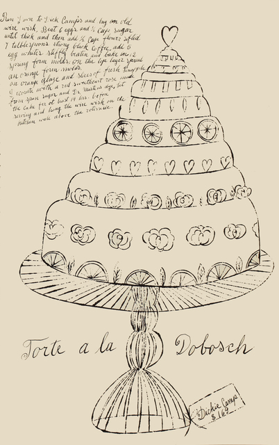Andy Warhol, ‘Torte a la Dobosch’, 1959, Print, Offset lithograph, Woodward Gallery