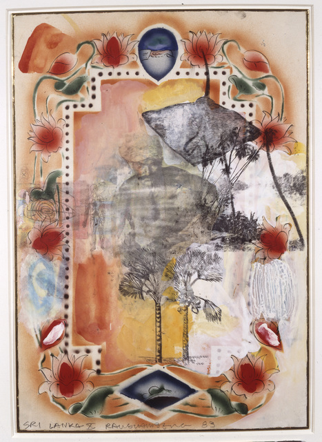 Robert Rauschenberg, ‘Sri Lanka X’, 1983, Academy Art Museum