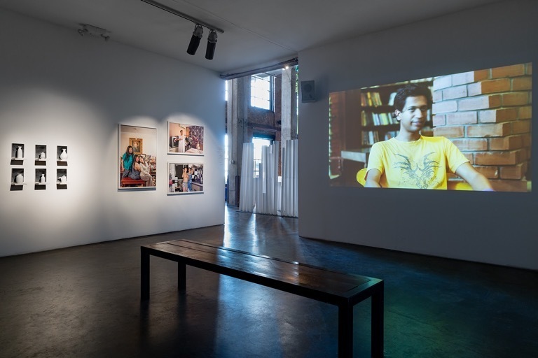 Image courtesy of Smack Mellon. Photo by Etienne Frossard. Installation view. Image courtesy of Smack Mellon. Photo by Etienne Frossard. Installation view.