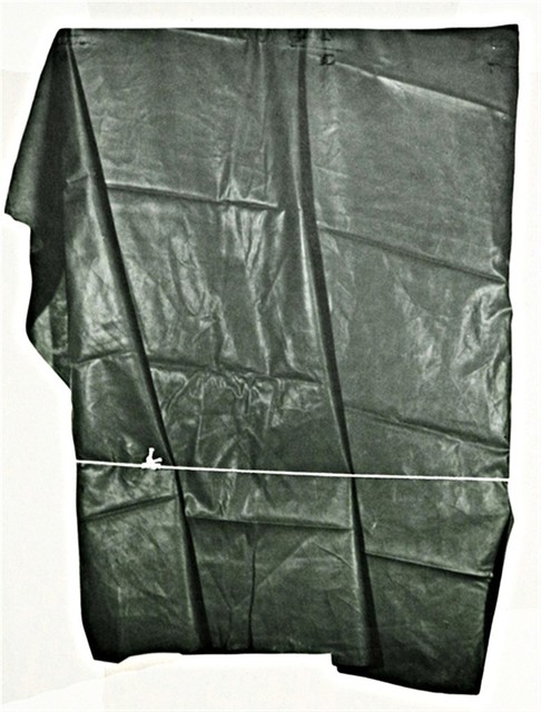Christo, ‘Wrap In Wrap Out ("Wrapped Painting") for the Museum of Contemporary Art (MOCA) Chicago, the FIRST North American building Christo ever wrapped’, 1969, Print, Offset lithograph printed on both sides, die-cut, on white board. Signed & numbered with MOCA label verso, Alpha 137 Gallery