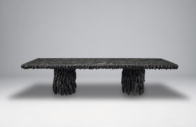 Mattia Bonetti, ‘Dining Table 'Atlantis'’, 2014, Design/Decorative Art, Bronze, marble, David Gill Gallery