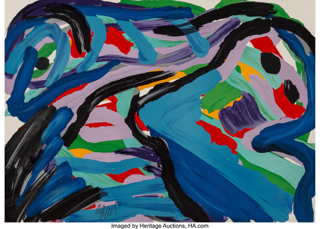 Karel Appel, ‘Floating in a Landscape’, circa 1980, Heritage Auctions