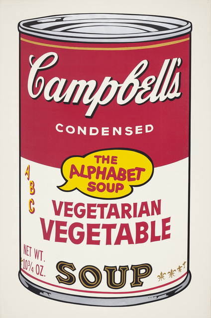 Andy Warhol, ‘Vegetarian Vegetable, from Campbell's Soup II’, 1969, Print, Screenprint in colours, on wove paper, with full margins., Phillips