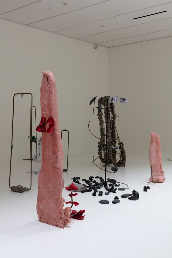 Installation view, Sightings: Michael Dean, Lost True Leaves, Nasher Sculpture Center, Photo: Kevin Todora. Installation view, Sightings: Michael Dean, Lost True Leaves, Nasher Sculpture Center, Photo: Kevin Todora.
