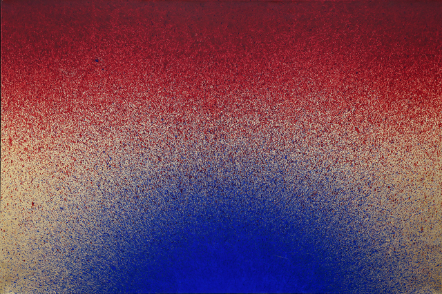 Imran Qureshi, ‘Leprous Brightness’, 2020, Painting, Acrylic paint and gold leaf on canvas, Nature Morte