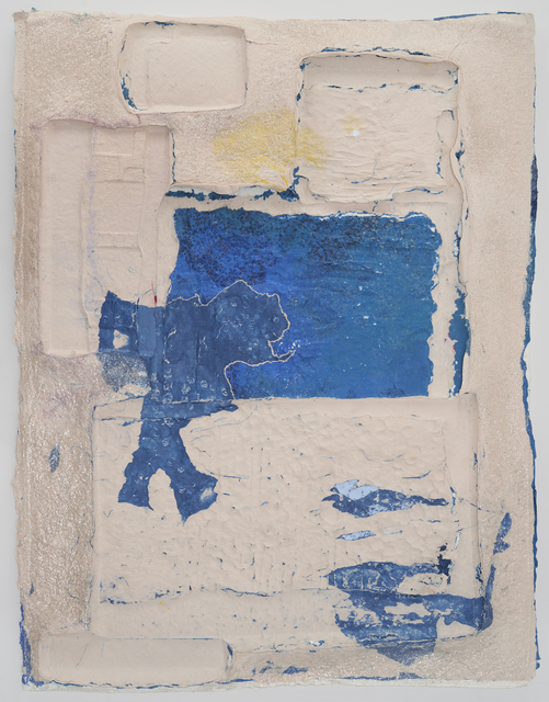 Arlene Shechet, ‘Hop’, 2018, Drawing, Collage or other Work on Paper, Cast pigmented cotton and mica, Pace Gallery