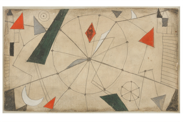 Julian Trevelyan, ‘Study II’, Mixed Media, Mixed media oil and crayon on board, Chiswick Auctions