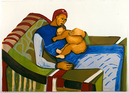 Gwendolyn Knight, ‘Lullaby’, 1992, Print, Lithograph on paper, DC Moore Gallery