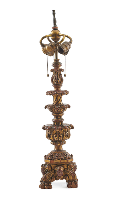E.F. Caldwell, ‘E.F. Caldwell Giltwood Table Lamp’, Design/Decorative Art, Rago/Wright
