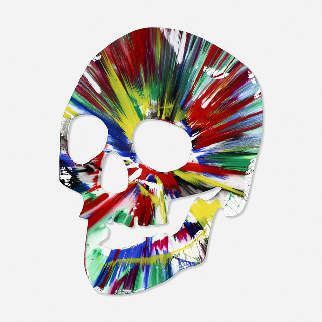 Damien Hirst | Skull Spin Painting (2009) | Artsy