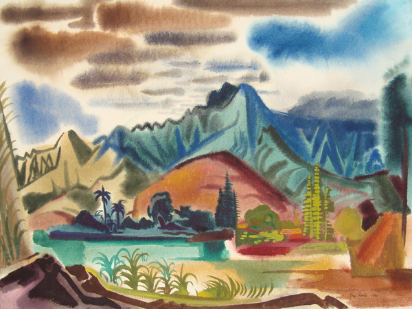 Ben Norris, ‘Hawaiian Landscape Composition I’, 1950, Childs Gallery