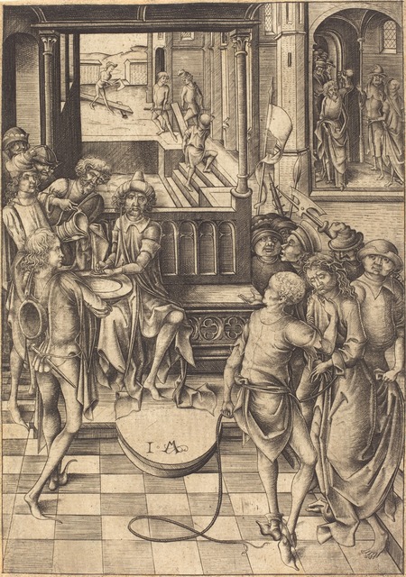 Israhel van Meckenem | Christ before Pilate (ca. 1480) | Artsy