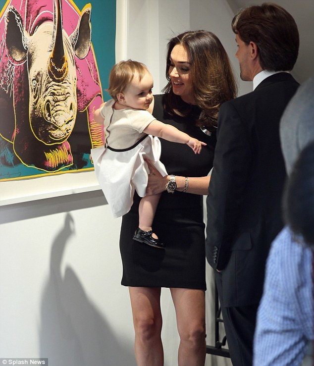 Tamara Ecclestone accompanied by her husband Jay Rutland and the lovely Sophia enjoy the show. Tamara Ecclestone accompanied by her husband Jay Rutland and the lovely Sophia enjoy the show.