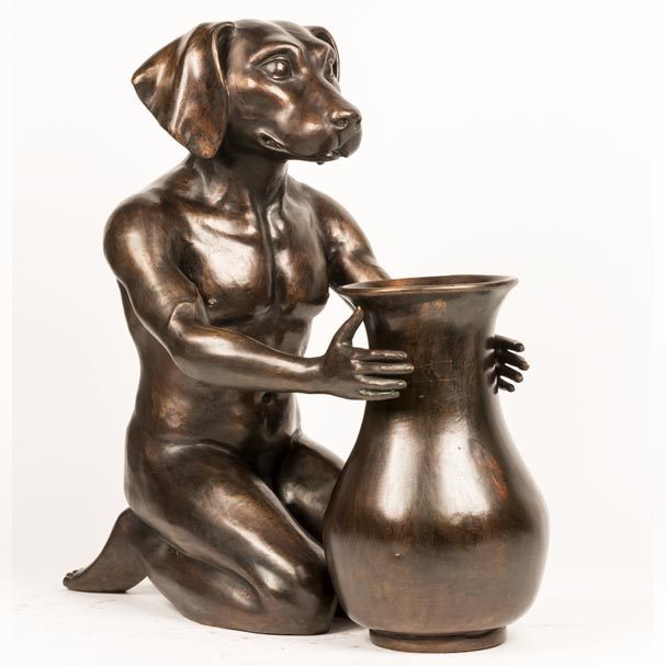 Gillie and Marc Schattner, ‘Flower Dog’, 2018, Gillie and Marc Art Gallery