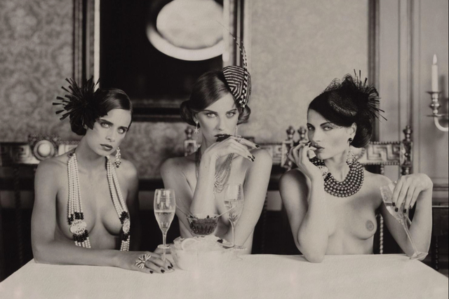 Marc Lagrange, ‘Caviar Girls’, 2008, Photography, Platinum print on Wengé frame with French passe-partout and museum glass, SmithDavidson Gallery