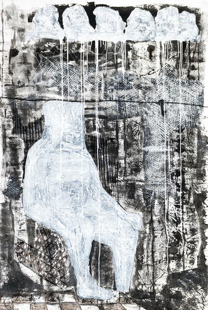 Sambou Diouf, ‘Sans titre’, ca. 2019, Painting, Mixed media on canvas, OH GALLERY