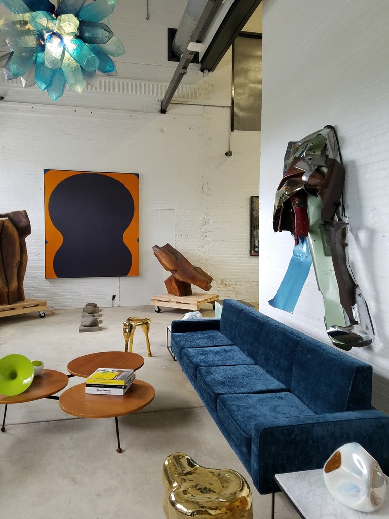 Wall sculpture by John Chamberlain. Wall sculpture by John Chamberlain.