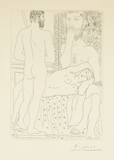 Pablo Picasso, ‘Sculpteur, modèle couché et sculpture, from: La Suite Vollard’, 1933, Christie's