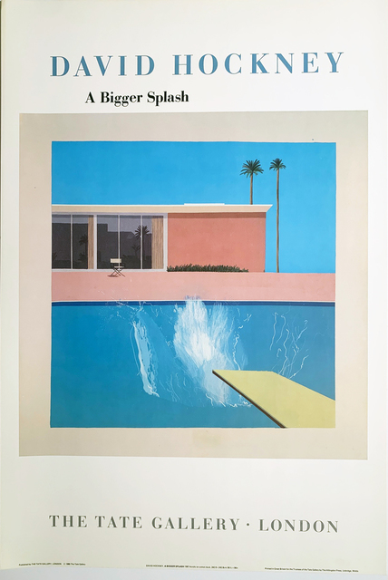 David Hockney | David Hockney, A Bigger Splash, The Tate Gallery ...