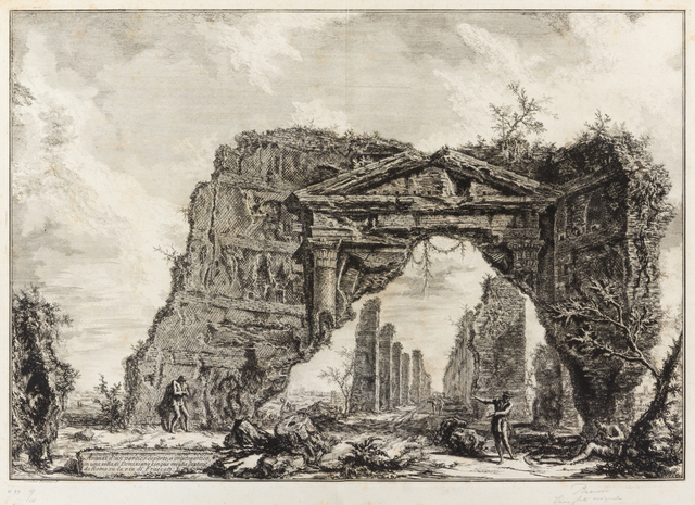 Giovanni Battista Piranesi | Avanzi d'un portico coperto, o ...