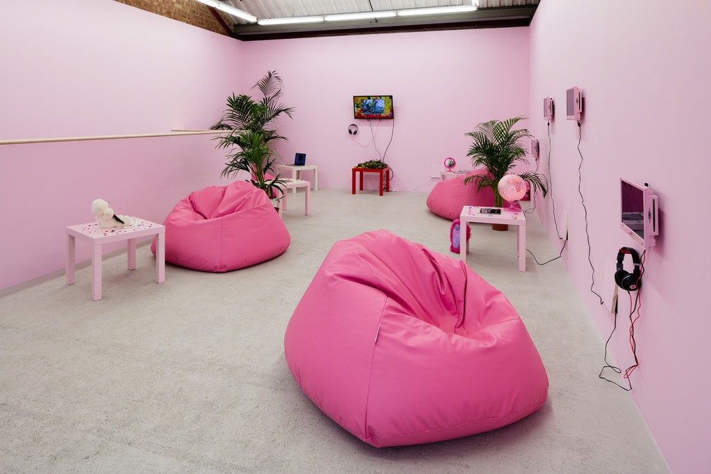 Installation view, Molly Soda 'From my Bedroom to Yours' at Annka Kultys Gallery, London 2015. Photo: Annka Kultys Gallery (Damian Griffiths) Installation view, Molly Soda 'From my Bedroom to Yours' at Annka Kultys Gallery, London 2015. Photo: Annka Kultys Gallery (Damian Griffiths)