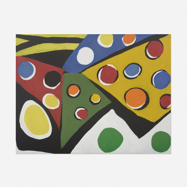 Kim MacConnel, ‘Maquiladora’, 1989, Painting, Cotton flocking and acrylic on canvas, Rago/Wright