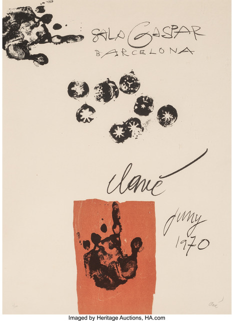 Antoni Clavé, ‘Sala Gaspar Barcelona’, 1970, Heritage Auctions