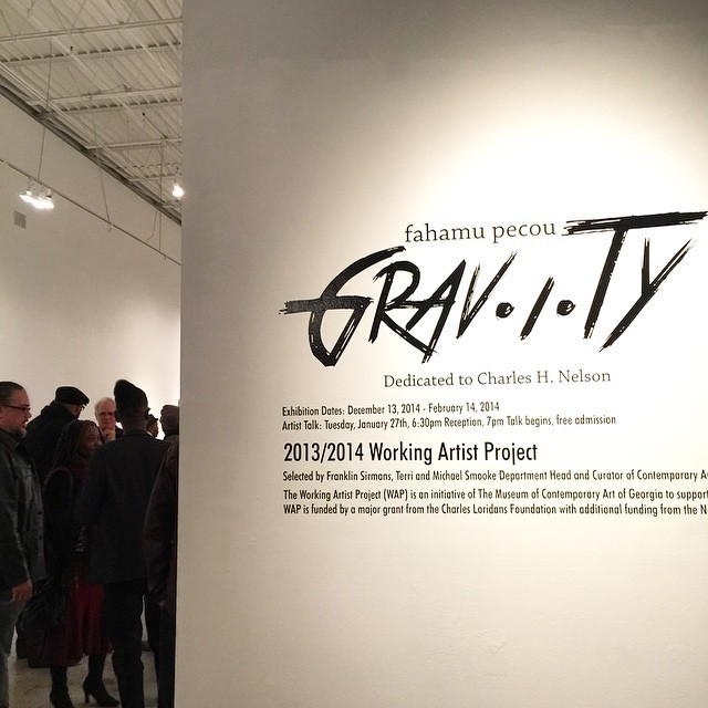 Fahamu Pecou "GRAV-I-TY" installation at the Museum of Contemporary Art of Georgia (MOCAGA), Atlanta, GA Fahamu Pecou "GRAV-I-TY" installation at the Museum of Contemporary Art of Georgia (MOCAGA), Atlanta, GA