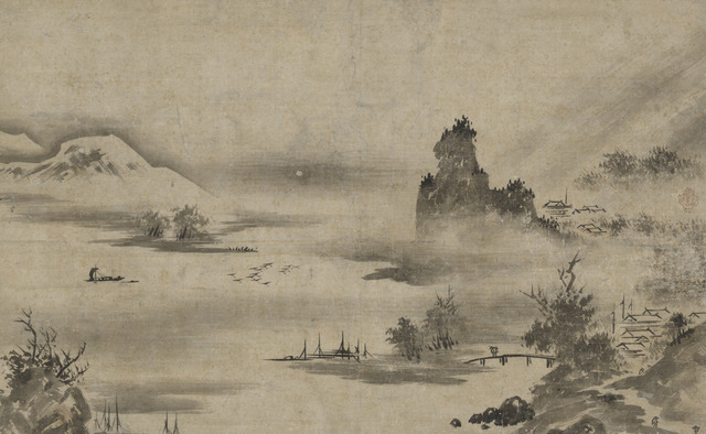 Kano Motonobu | Eight Views of the Xiao-Xiang Region (Shosho Hakkei ...