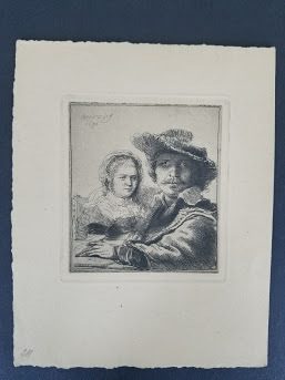 Rembrandt van Rijn, ‘Self portrait with Saskia’, 1634, Tranter-Sinni Gallery
