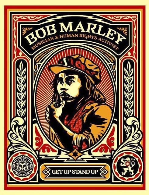 Shepard Fairey (OBEY), ‘Bob Marley Stamp’, 2004, KP Projects