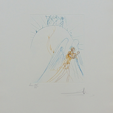 Salvador Dalí, The Flight of Satan, from: The Earthly Paradise | La Fuite de Satan, from: Le Paradis Terrestre (1974)