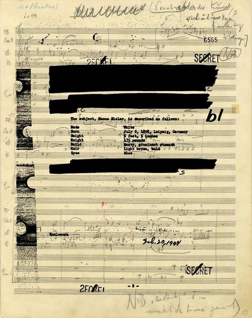 Susan Philipsz, ‘Part File Score II’, 2014, Tanya Bonakdar Gallery
