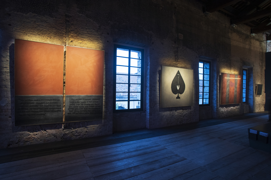Installation view of the pavilion of the republic of South Africa, The Stronger We Become, at the 58th International Art Exhibition - La Biennale di Venezia, May You Live In Interesting Times. Photo by Italo Rondinella. Courtesy of La Biennale di Venezia. Installation view of the pavilion of the republic of South Africa, The Stronger We Become, at the 58th International Art Exhibition - La Biennale di Venezia, May You Live In Interesting Times. Photo by Italo Rondinella. Courtesy of La Biennale di Venezia.