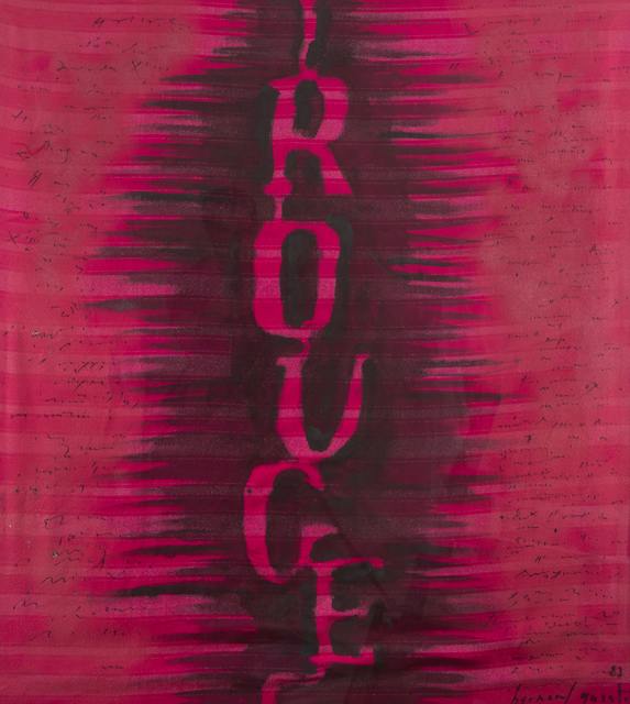 Bernard Quentin, ‘Rouge’, 1983, Textile Arts, Mixed media on fabric, DIGARD AUCTION