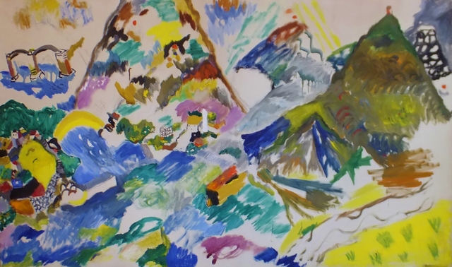 Aristodimos Kaldis, ‘Study for Pan-Hellenic Landscape #2’, 1950, Lawrence Fine Art